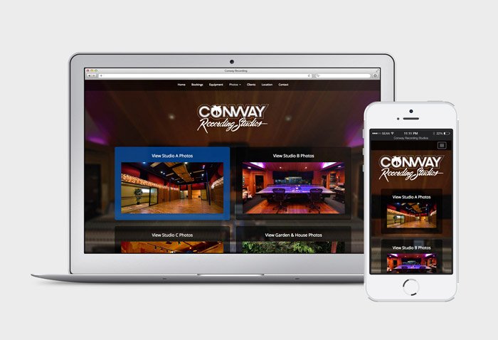 Conway Recording Photos Page Website