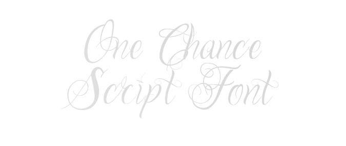 One Chance Script Title