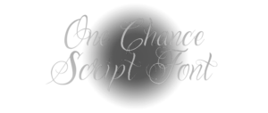One Chance Script Title