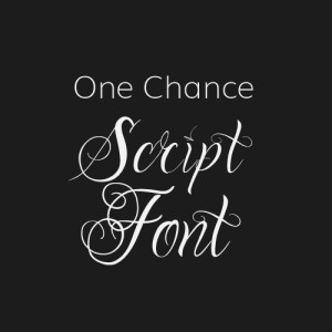 One Chance Script Font Feature