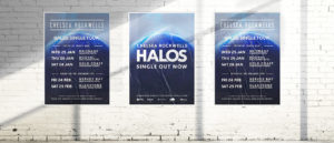 Halos Tour poster On Wall