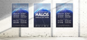 Halos Tour poster On Wall