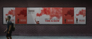 Time Is Now Harriet Comfort - Poster design